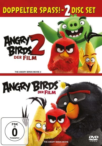 Sony Pictures Entertainment (PLAION PICTURES) Films Angry Birds / Angry Birds 2 (2 DVDs)