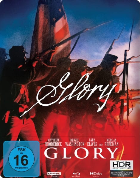 Sony Pictures Entertainment (PLAION PICTURES) Films Glory (1989) (Steelbook, 4K-UHD+Blu-ray)