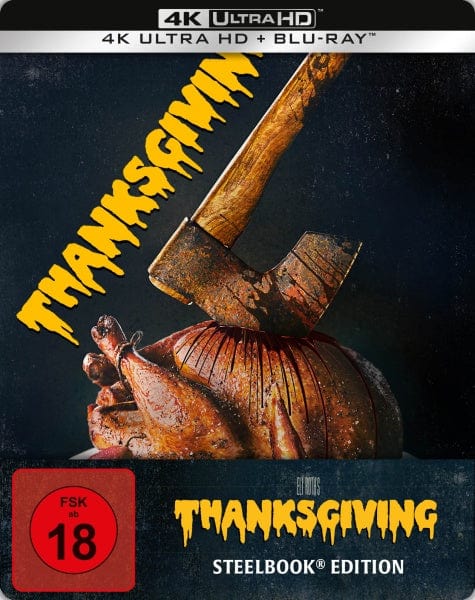 Sony Pictures Entertainment (PLAION PICTURES) Films Thanksgiving (Steelbook, 4K-UHD+Blu-ray)