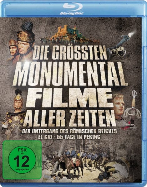 Spirit Media Blu-ray Die größten Monumentalfilme aller Zeiten (3 Blu-rays)