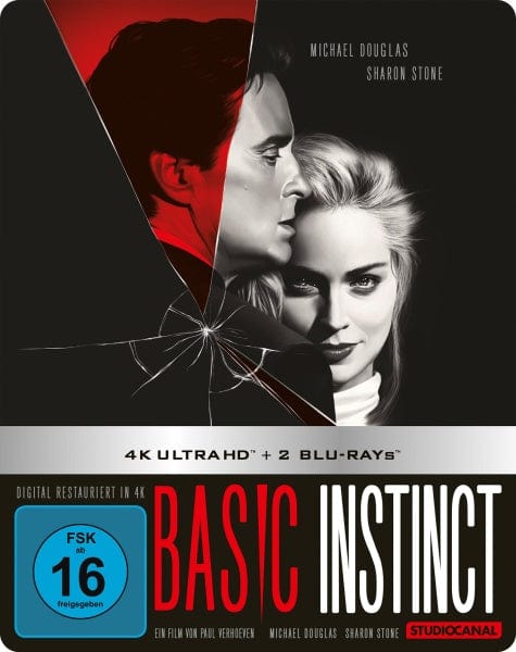 Studiocanal 4K Ultra HD - Film Basic Instinct - Limited Steelbook Edition (4K Ultra HD+Blu-ray+Bonus-Blu-ray)
