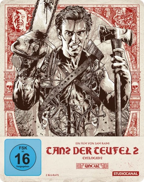 Studiocanal 4K Ultra HD - Film Tanz der Teufel 2 - Uncut - Steelbook Collector's Edition (4K Ultra HD + 2 Blu-rays)