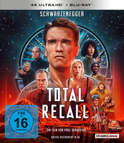 Studiocanal 4K Ultra HD - Film Total Recall - Uncut (4K Ultra HD+Blu-ray)