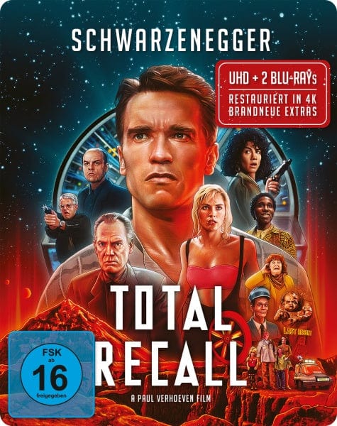 Studiocanal 4K Ultra HD - Film Total Recall - Uncut - Limited Steelbook Edition (4K Ultra HD + 2 Blu-rays)