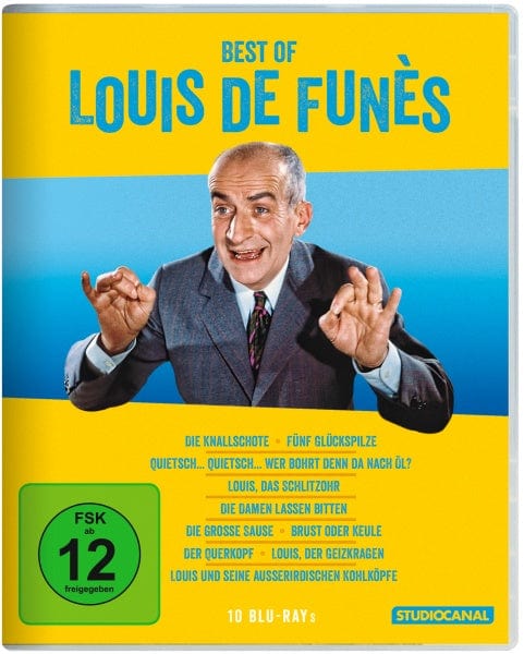 Studiocanal Blu-ray Best of Louis de Funes (10 Blu-rays)