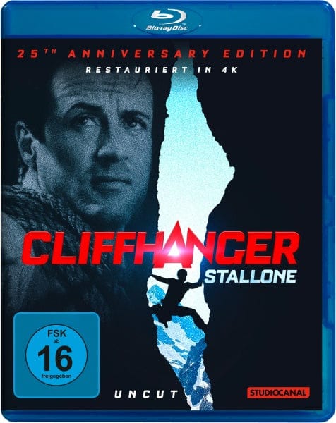 Studiocanal Blu-ray Cliffhanger - 25th Anniversary Edition - Uncut (Blu-ray)