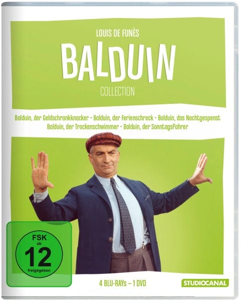Studiocanal Blu-ray Louis de Funes - Die Balduin Collection (4 Blu-rays + DVD)