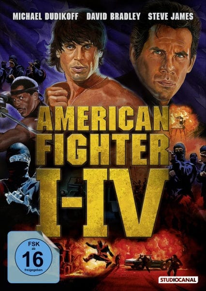 Studiocanal DVD American Fighter 1-4 (4 DVDs)