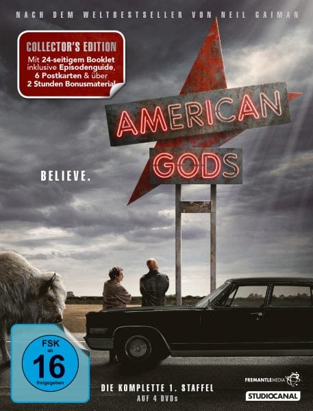 Studiocanal DVD American Gods - Staffel 1 - Collector's Edition (4 DVDs)