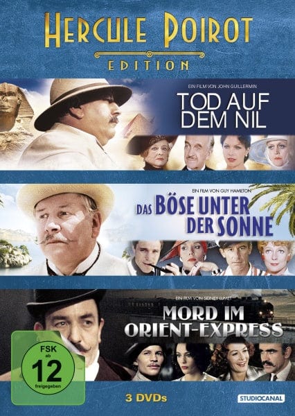 Studiocanal DVD Hercule Poirot Edition (3 DVDs)