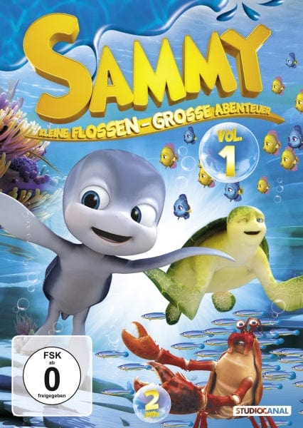 Studiocanal DVD Sammy: Kleine Flossen - Große Abenteuer - Vol. 1 (2 DVDs)