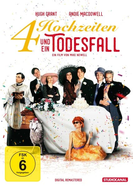 Studiocanal DVD Vier Hochzeiten und ein Todesfall - Digital Remastered (DVD)