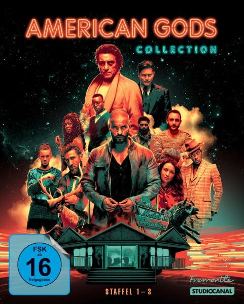 Studiocanal Films American Gods - Collection - Staffel 1-3 (10 Blu-rays)