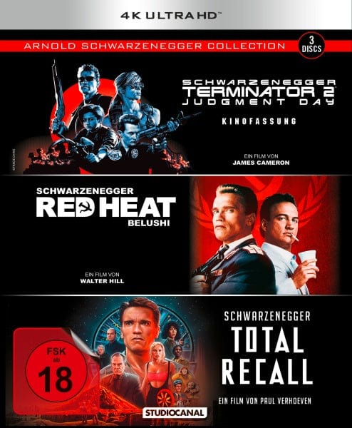 Studiocanal Films Arnold Schwarzenegger Collection (3 4K Ultra HDs)