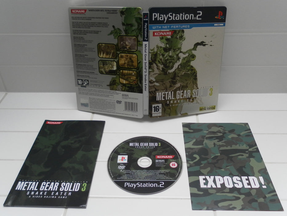 Metal Gear Solid 3 Snake Eater (PS2) - Komplett mit OVP