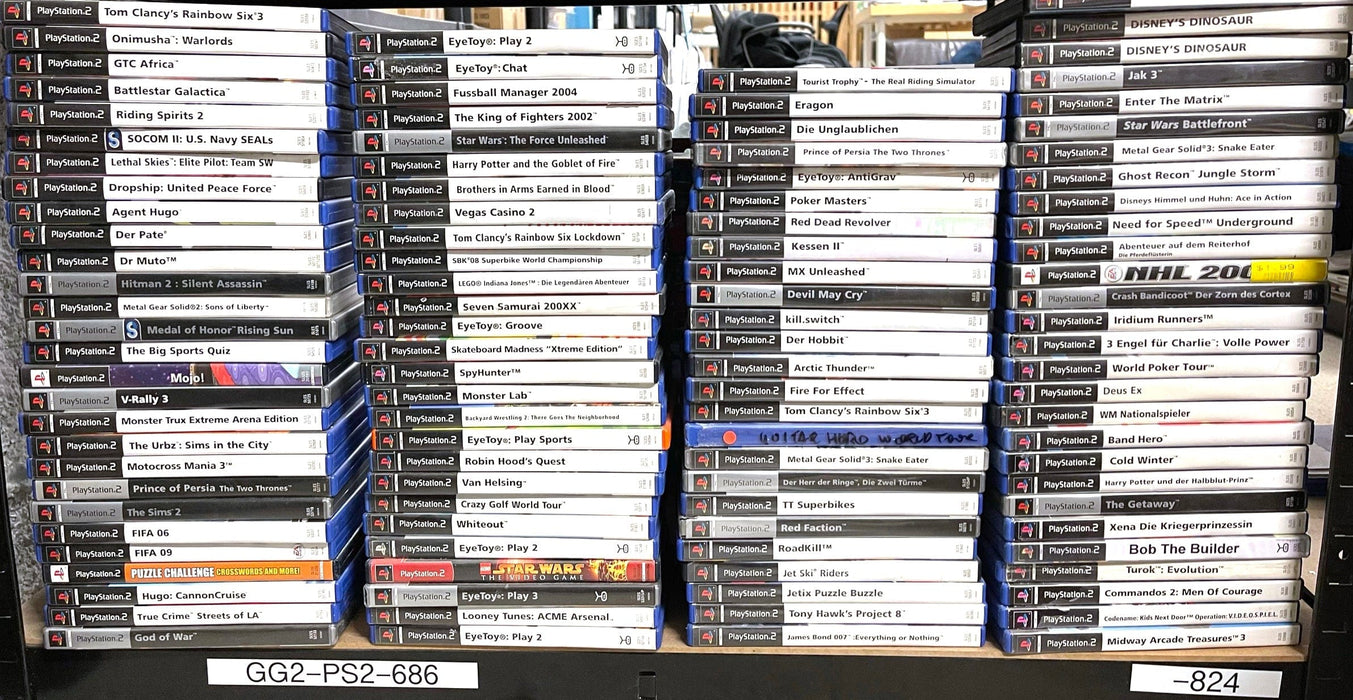 Glaciergames PlayStation 2 Game Black PlayStation 2 (Nr.879)